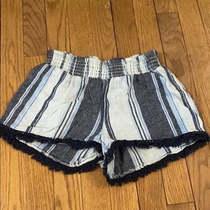 Blue stripe shorts